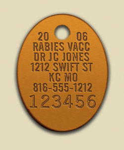 #435  ALUMINUM-1 INCH MINI ORANGE OVAL